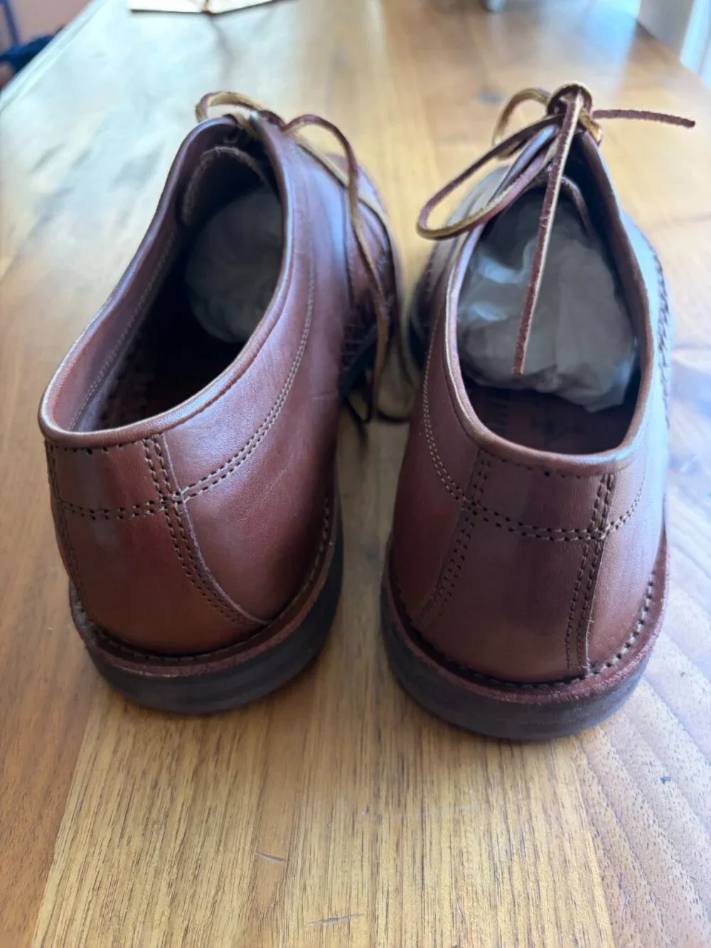 Chamula Brown Leather Huarache Lace Up Shoes Men’s 9.5 Handmade Mexico NEW